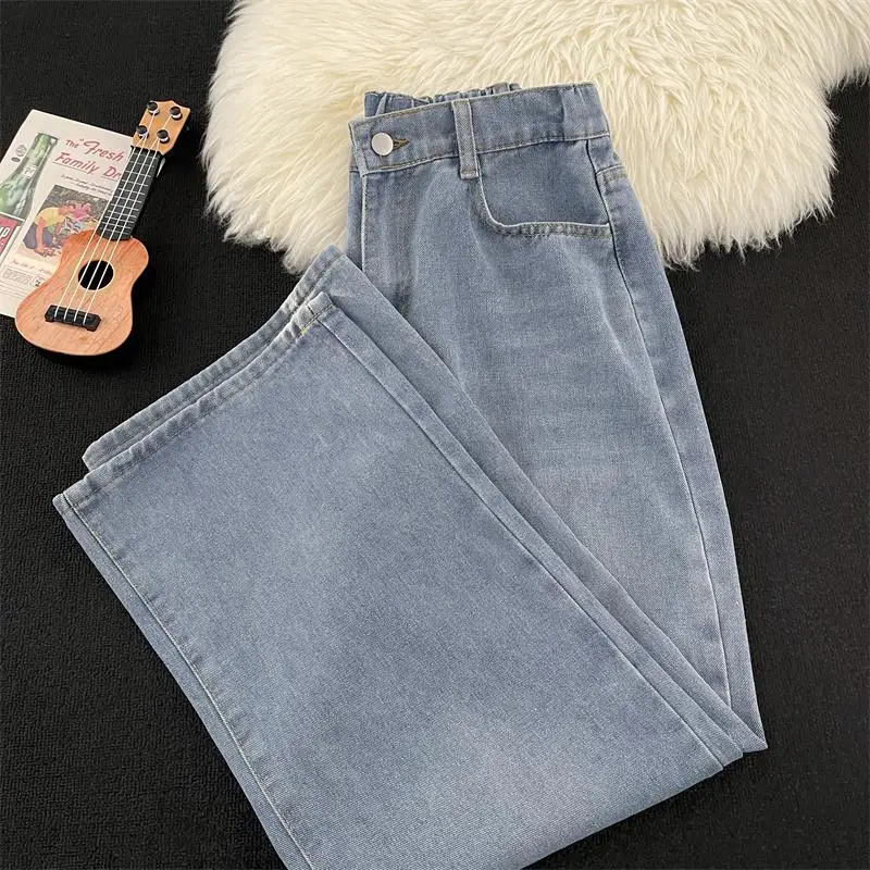 

Loose Straight Leg Men's Jeans Spring Fashion Retro Hong Kong Style Casual Wearable for Couples American Cleanfit Jeans