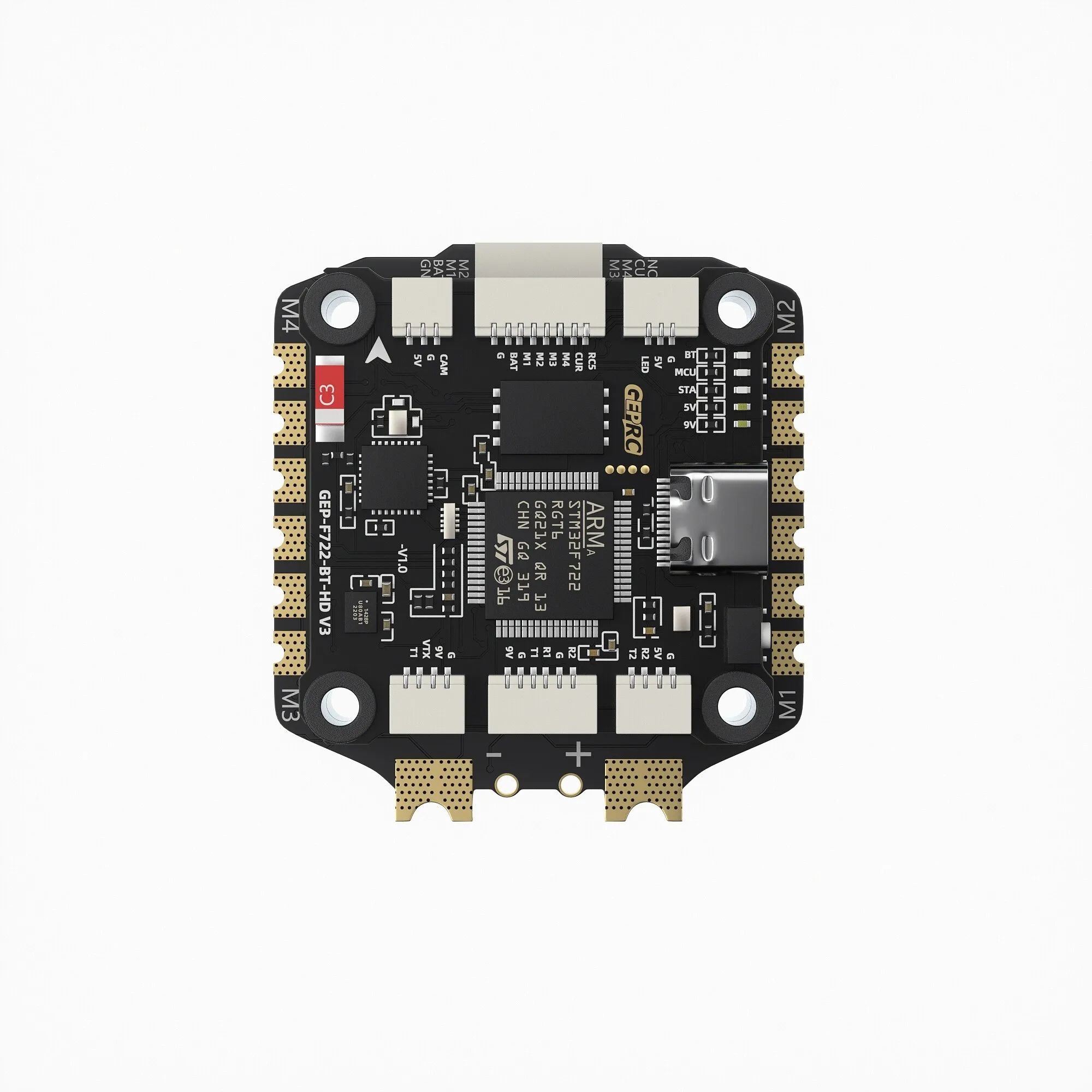 GEPRC TAKER F722 BT 8Bit 60A Stack Direktanschluss für DJI O3 Air Unit Vista FPV Drohnen-Flugsteuerung ESC – Detail 6