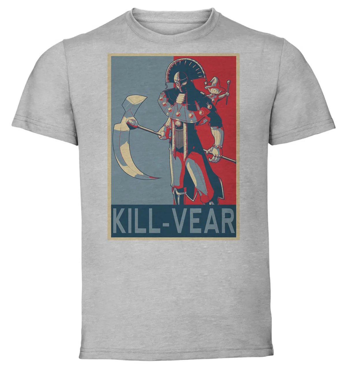 T-Shirt Unisex Grey Propaganda Dragon Quest The Adventure Of Dai Kill-Vearn