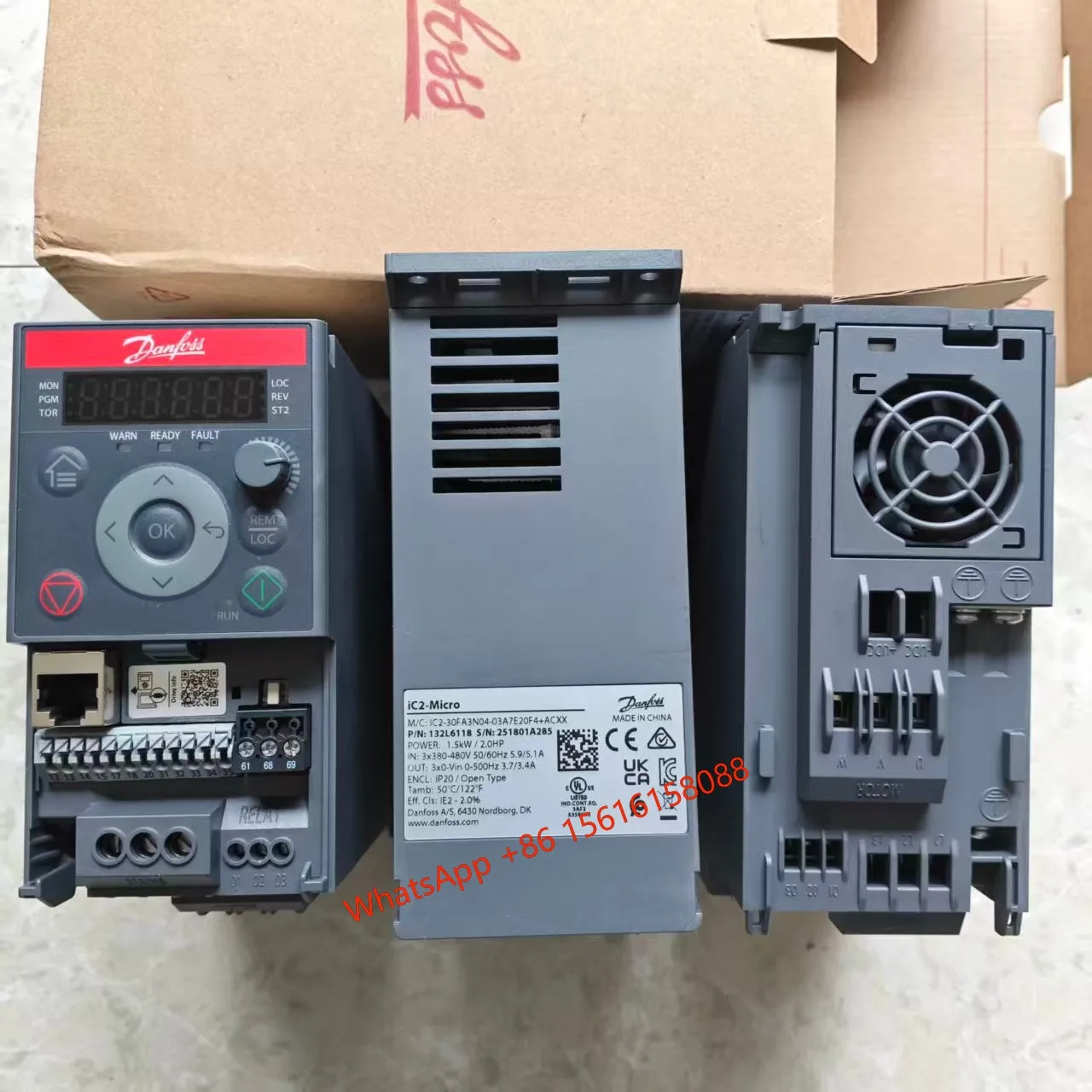 132L6118 Инвертор Danfoss мощностью 1,5 кВт iC2-30FA3N04-03A7E20F4+ACXX