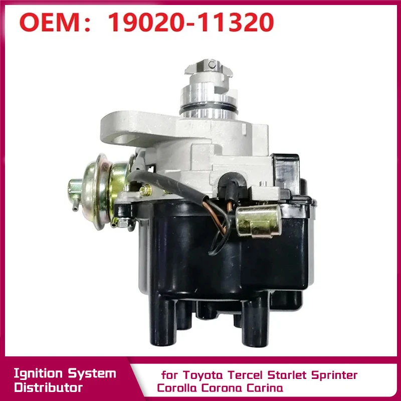 

Ignition System Distributor for Toyota Tercel Starlet Sprinter Corolla Corona Carina Replacement Accessories 19020-11320 2E 3E