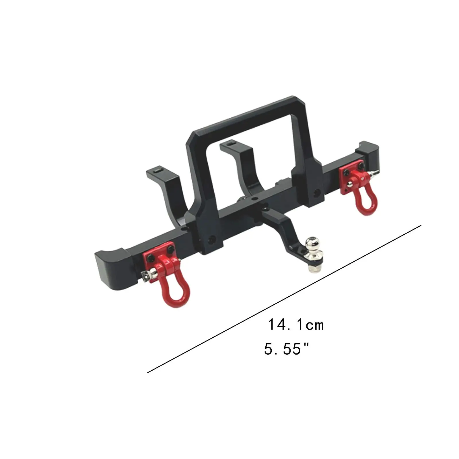 1/12 Rc Auto Voorbumper Eenvoudig Te Installeren Accessoire Vervangende Upgrade Onderdeel Voor Mn82 Lc79 1:12 Rc Crawler Cars Diy Aangepast