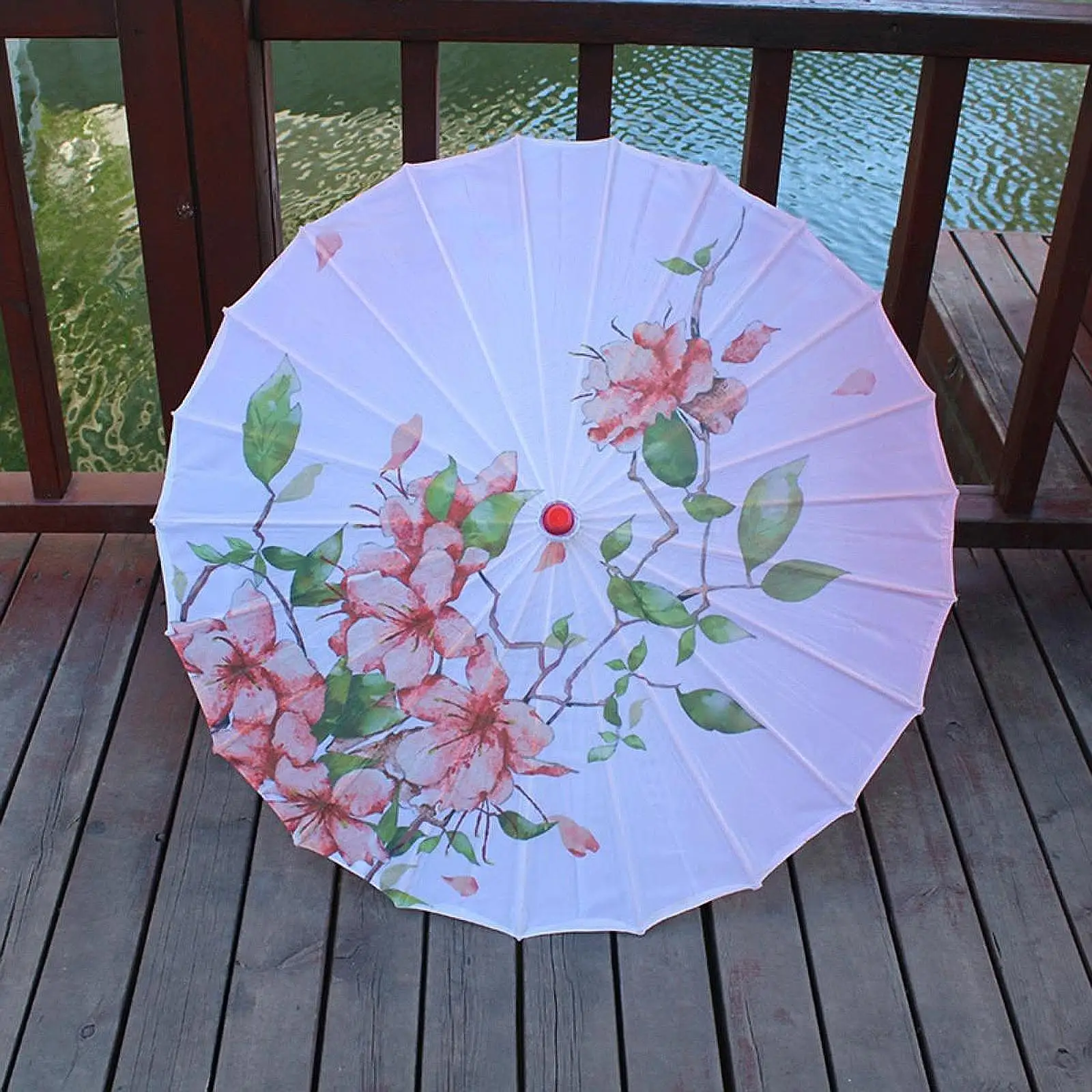 Chinese Classical Umbrella Oiled Paper Umbrella Oriental Parasol Handmade for Wedding Party Costumes Chinese Photo Props Decor