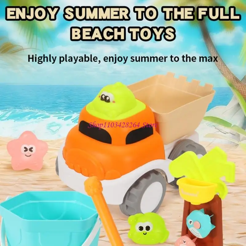  Fun Outdoor Sand Toy 7PCS Set For Kids Durable ABS Beach And Water Play