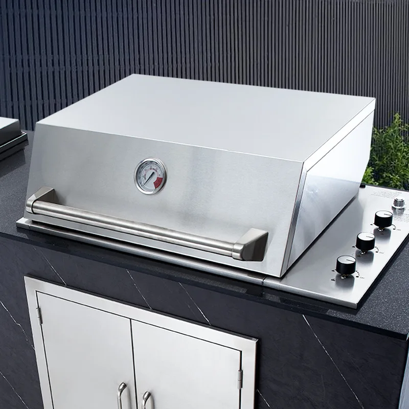

Embedded Grill Outdoor Garden Gas Grill Stainless Steel