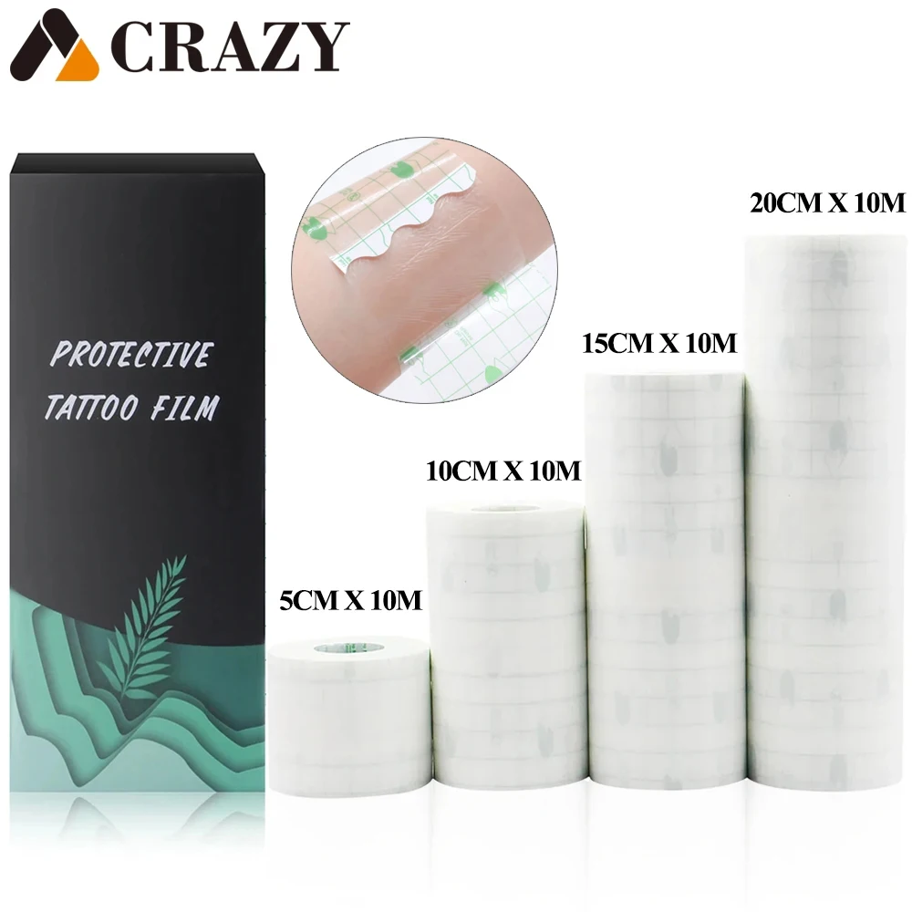 

EMALLA Waterproof Tattoo Film Aftercare Protective Skin Healing Tattoo Adhesive Bandages Repair Tattoo Accessories
