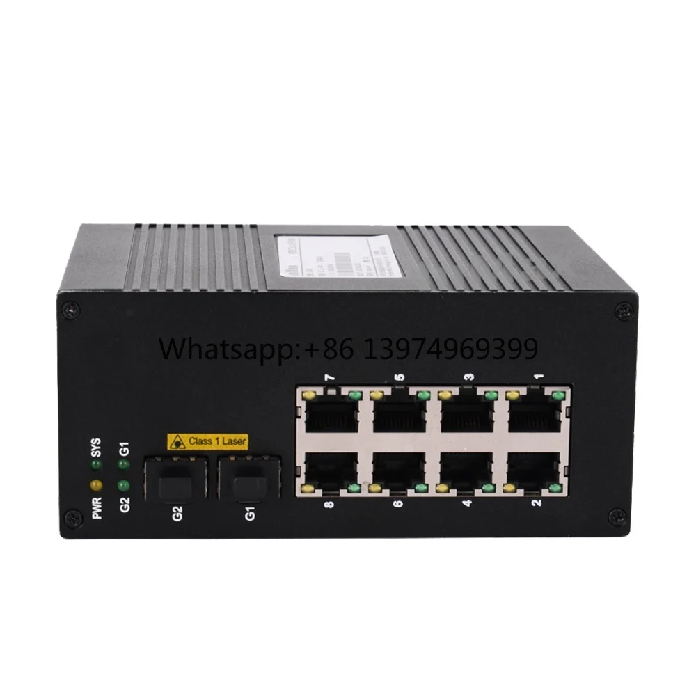 10 Port Network Switch with 48V DC Power 10/100/1000M Managed PoE Switch