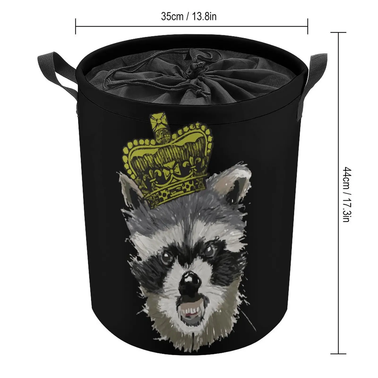 Storage Tank King Raccoon Classic for Sale Laundry Basket Multifunctional Convenient Craft Room Storage Classic Storage of Pet T