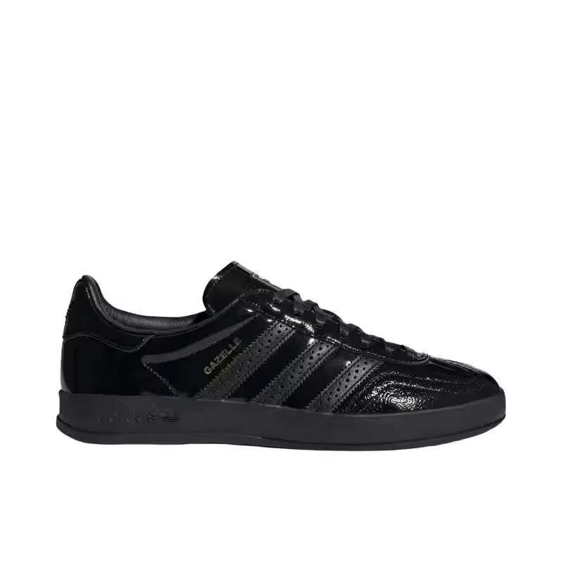 Adidas Originals Gazelle Indoor Men's Women's Skateboarding Shoes Non Slip, Wear Resistant, and Comfortable Training Shoes Black