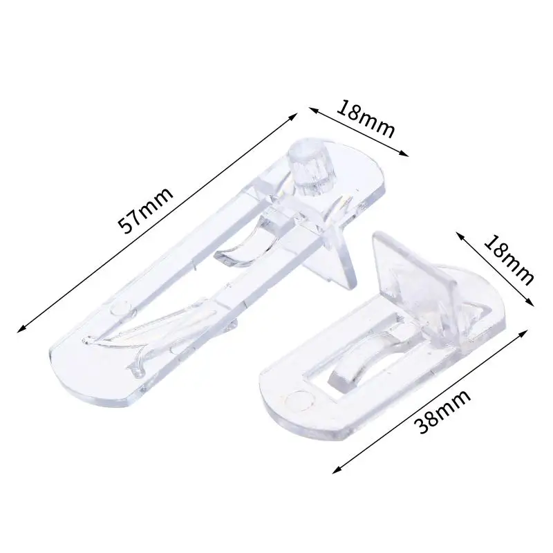 10Pcs Cabinet Shelves Support Bracket Wooden Shelf Dowel For Furniture Plastic Shelf Support Pegs Transparent Shelf Holder Pins