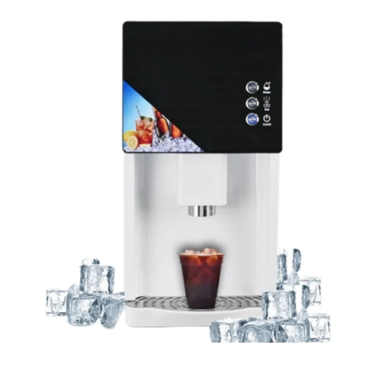 Large-Capacity 50KG Factory Ice Houseuse And Commercial Desktop Intelligent Ice Vending Machine Cold Drink Ice