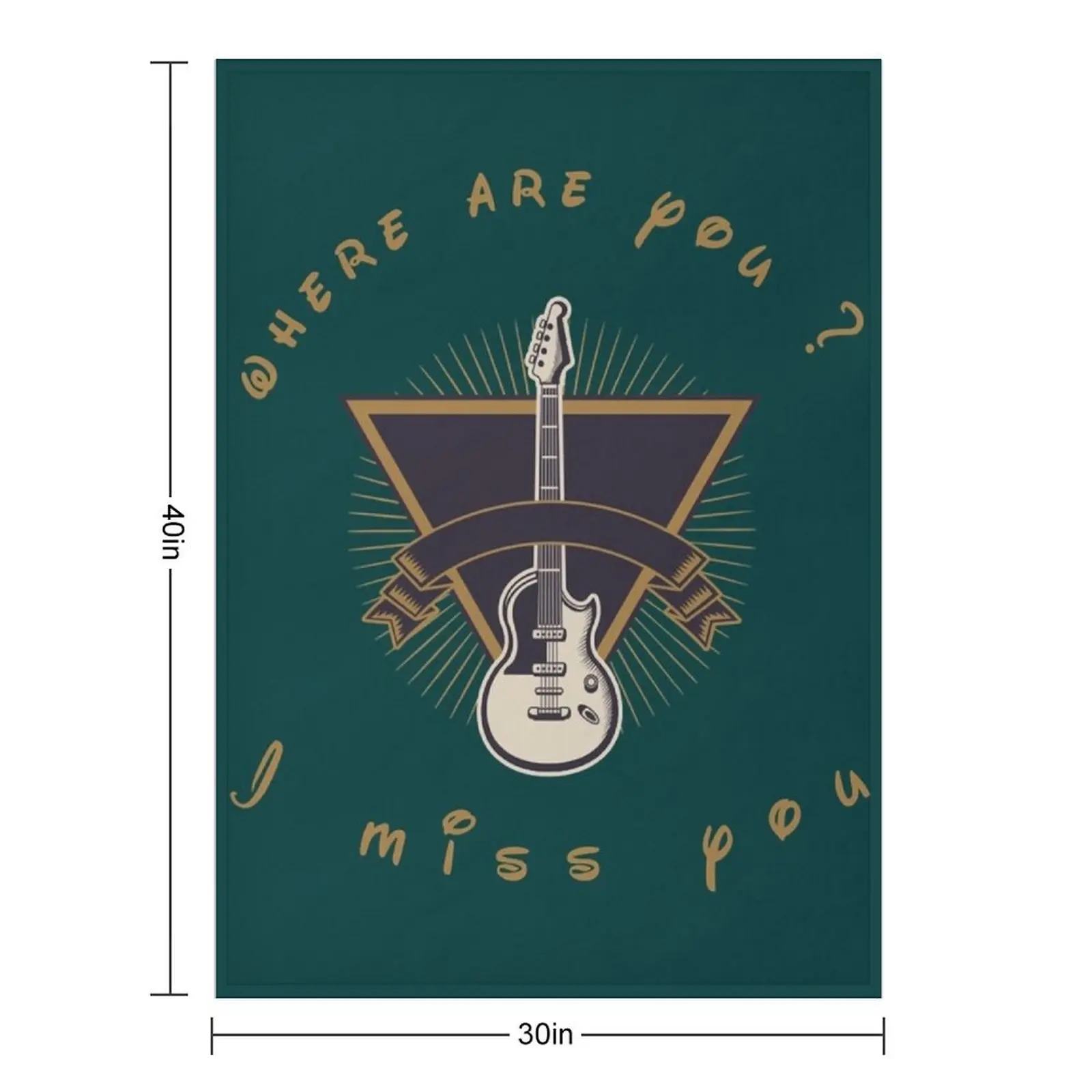 Guitar Where are you Rock B-182 Throw Blanket Summer Beddings Kid'S Thermal Hairy Blankets