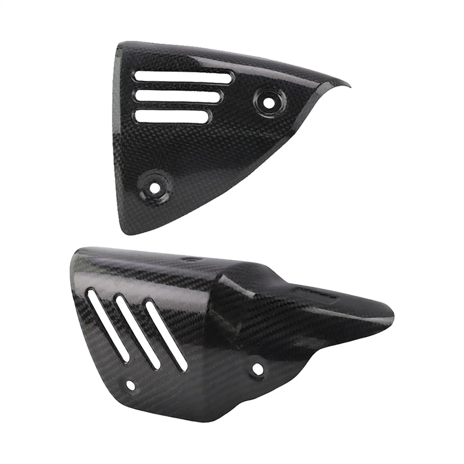 Scudo termico di scarico Protezione di scarico per moto Antiscottatura Accessorio posteriore facile da installare Scudo di scarico per moto