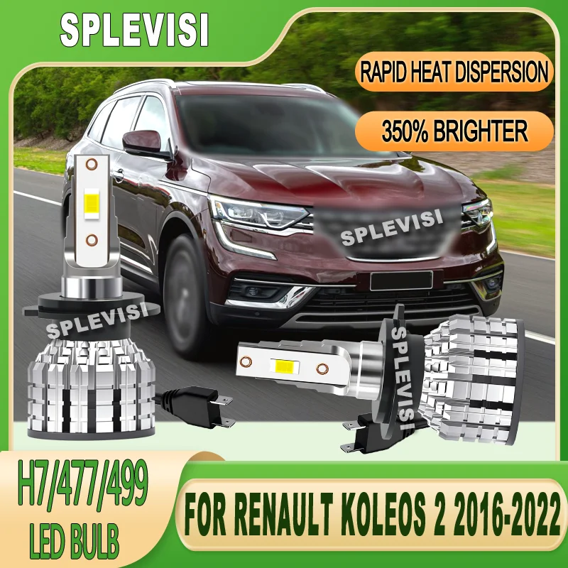 

IP67 Waterproof 12000LM 6000K for Clear Night Vision LED Low Beam Bulbs For RENAULT KOLEOS 2 2016 2017 2018 2019 2020 2021 2022