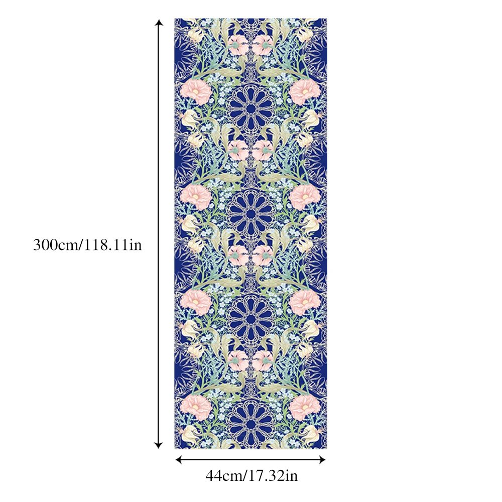Vine Flower Self Adhesive Wallpaper Sticker Retro Wall Art Wear Resistant Real Waterproof For Home Living Room Home Decor