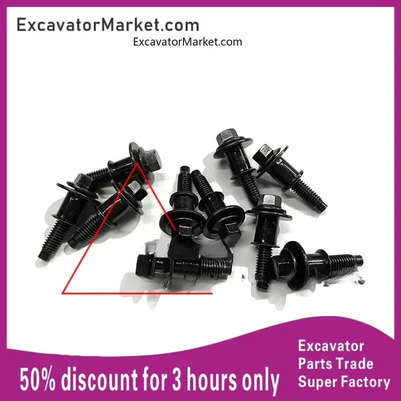 Excavator Spare For Caterpillar cat e312/313/315/318d2/GC valve cover screws Perkins c4.4 engine cover gasket