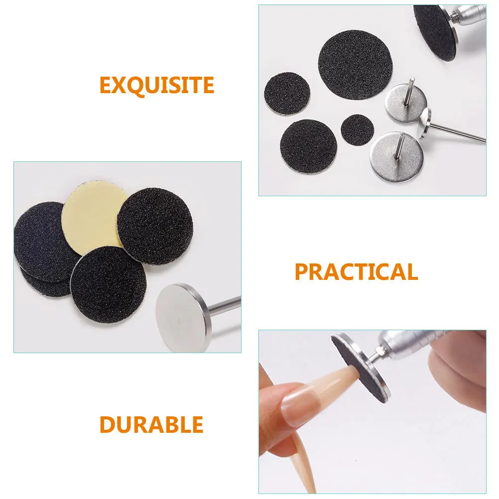 50 قطعة أقراص الكهربائية ملف القدم الكالس مزيل باديكير الجلد الميت تلميع شرائح طاحونة اكسسوارات مسمار أدوات ورقة