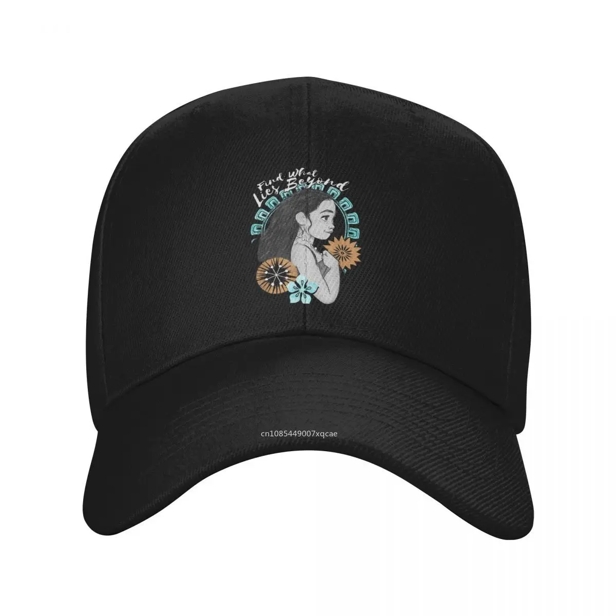 

Moana What Lies Beyond Graphic Baseball Caps Adult Hip-Hop Trucker Worker Cap Hat Adjustable Snapback Caps Sports Cap Hats