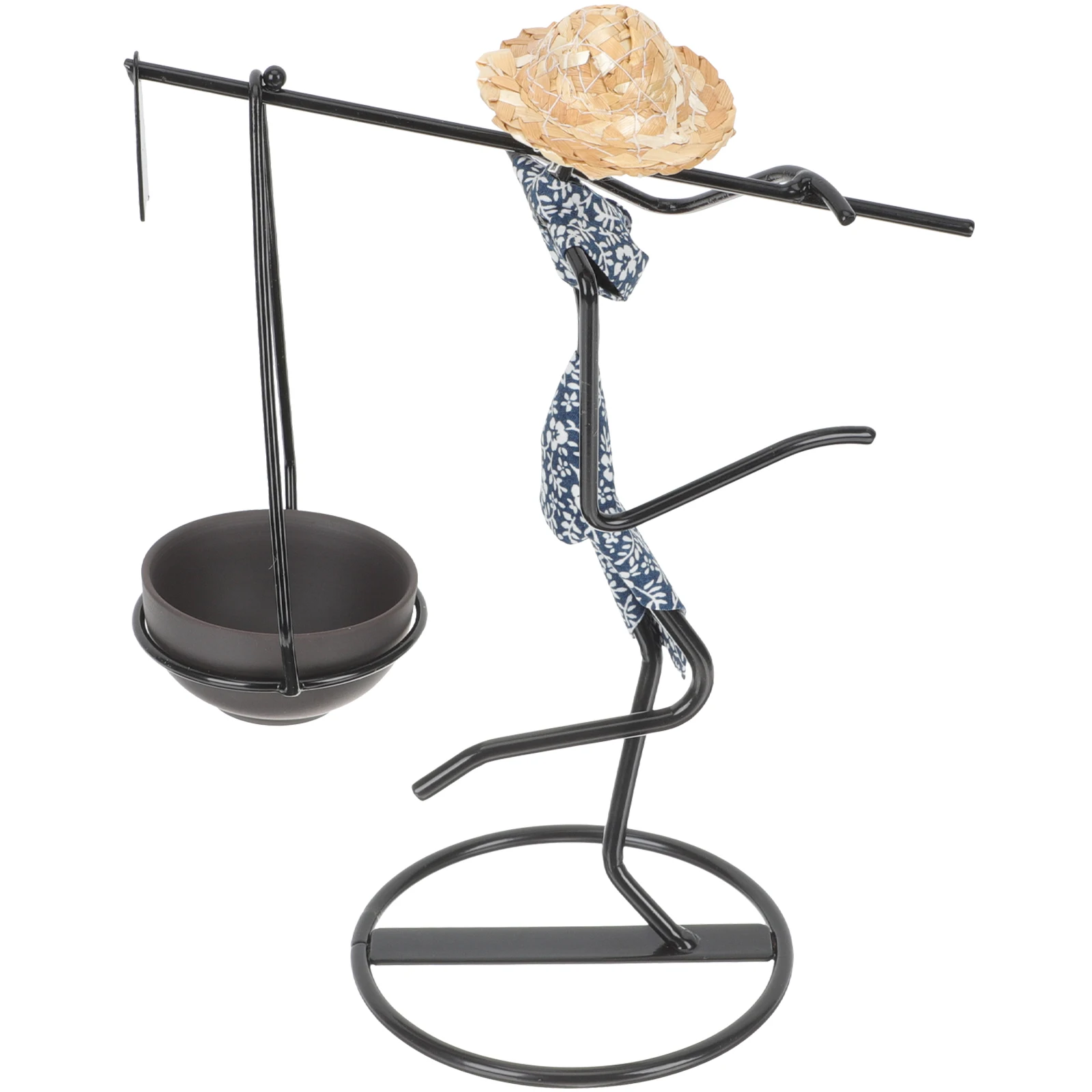 

Wrought Iron Candlestick Retro Dining Table Candlesticks Holders Fabric Miss Decorative
