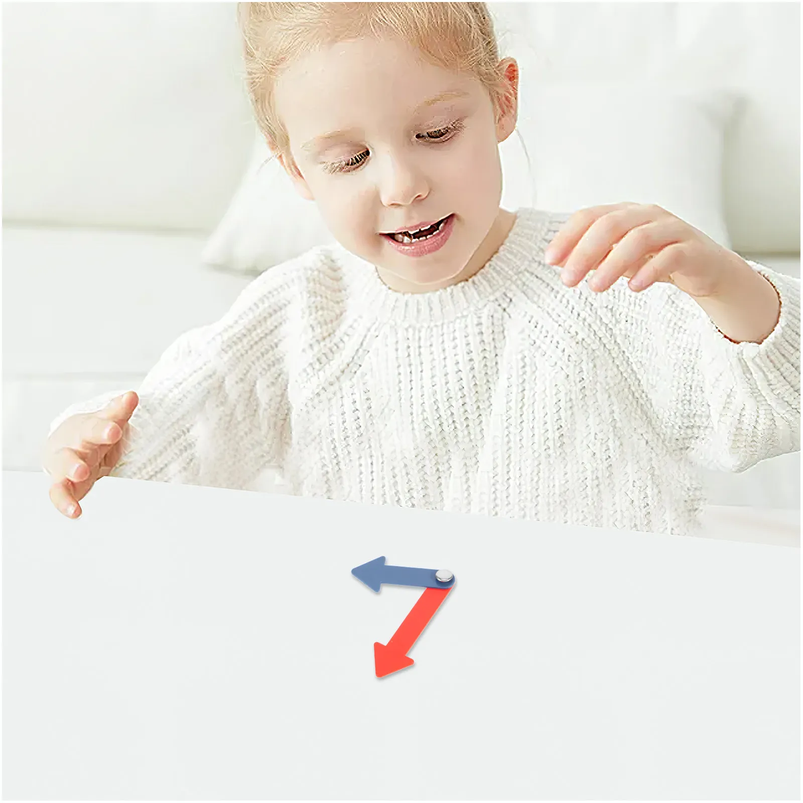 

Набор из 5 пластиковых стрелок для часов, обучающий комплект для детей, для домашнего обучения, математики, школьных занятий, доска для вращения стрелок