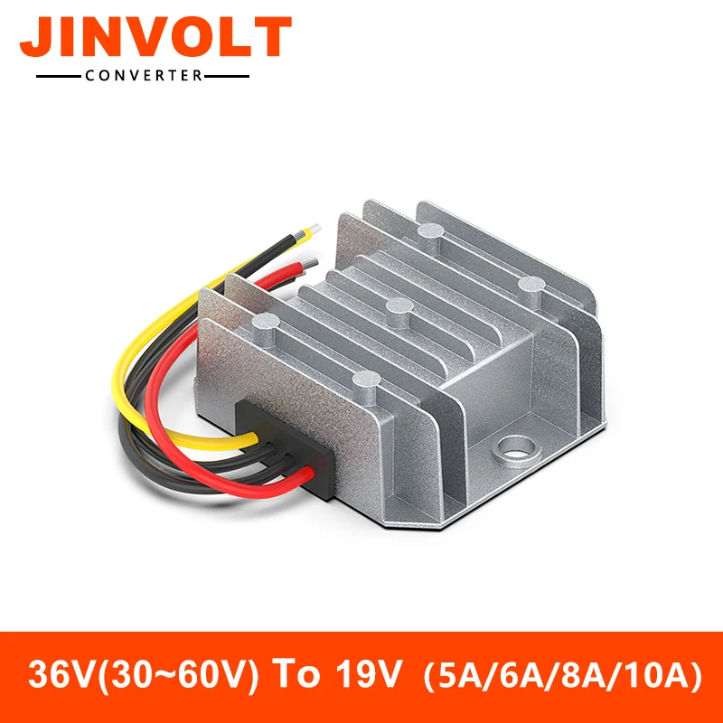 

36V to 19V DC-DC Step-down Modul Converter (30V~60V Input, 5A/6A/8A/10A Output), Constant Voltage Power Converter