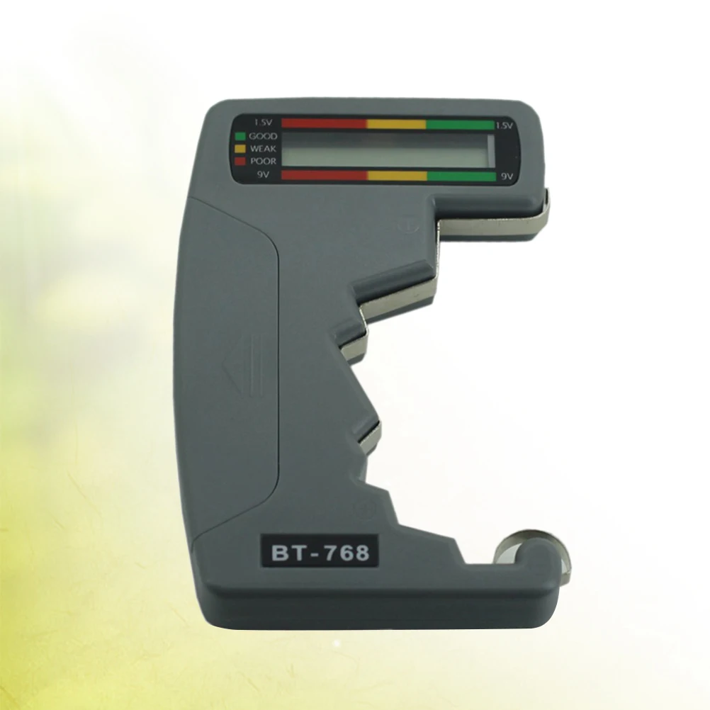 Tester for AA AAA 9-volt Pointer Digital Checker Power Level Indicator Health Meter Voltage