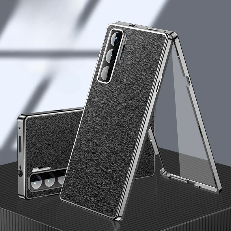 Magnetic Glass Case For Nubia Red Magic 10 11 Pro RedMagic10 Pro + 11Pro Plus 360° Full Protection Tempered Glass Leather Cover