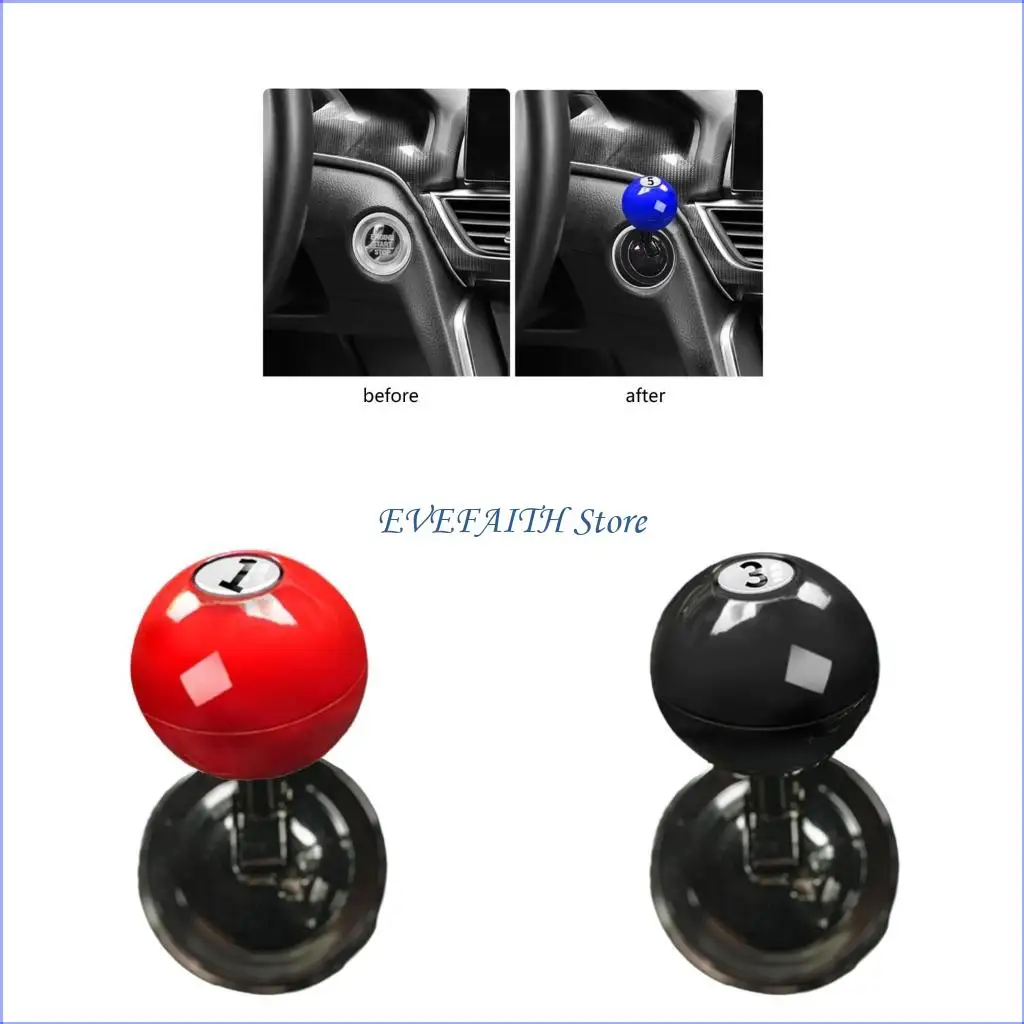 

124B Car Start Stop Button Joystick Universally Engine Start Stop Button Rockers Cover