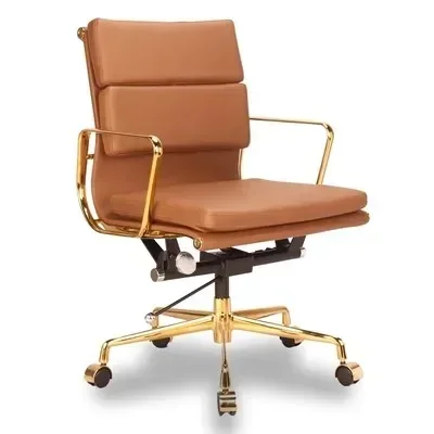 Designer Minimalism Barber Office Chair Playseat Wheels Luxury Office Chair Lazyboy Leather Silla Oficina Home Furniture