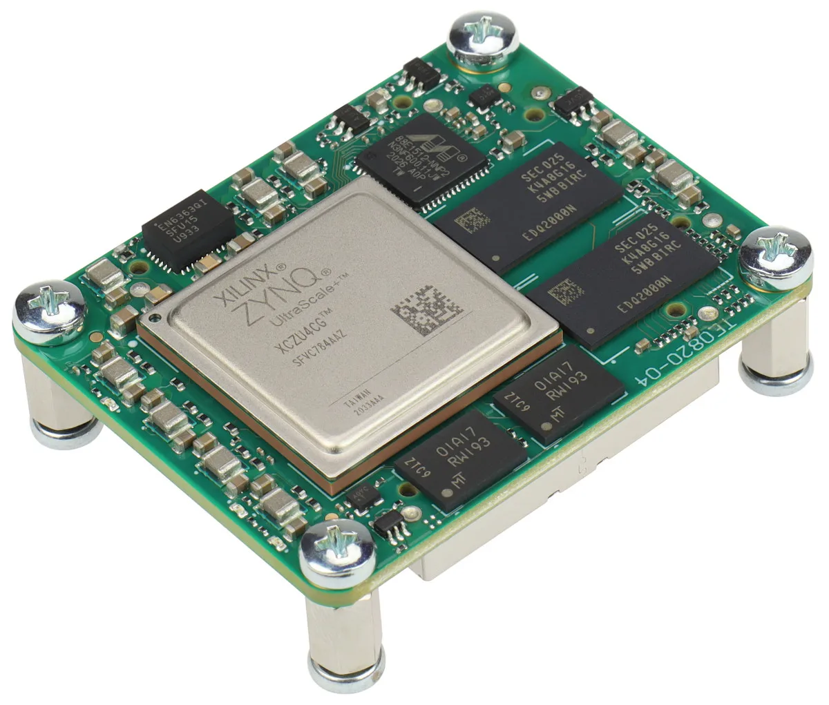 MPSoC Module with AMD Zynq™ UltraScale+™ ZU4CG-1E, 2 GByte DDR4 SDRAM, 4 x 5 cm