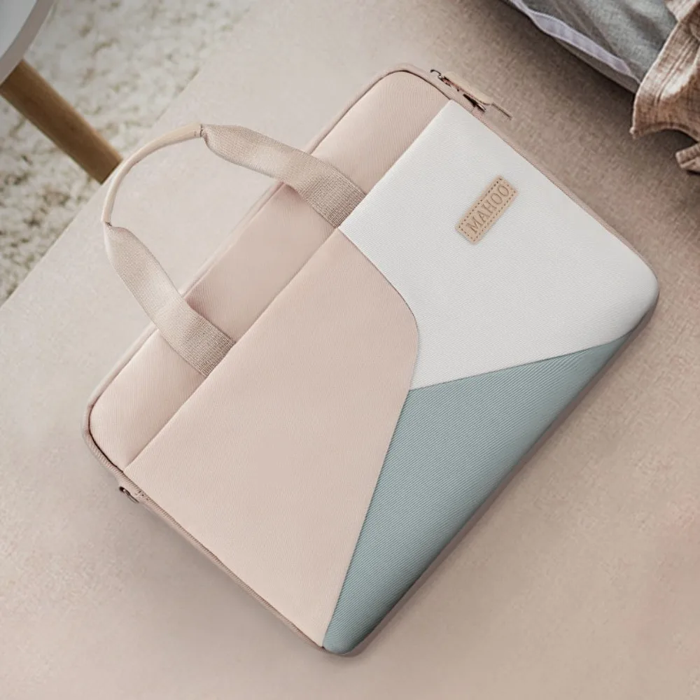 

Shock-proof Laptop Sleeve Bag 15.6 Inch Oxford Cloth Notebook Handle Bag Thin and Stylish Durable Laptop Case Bag
