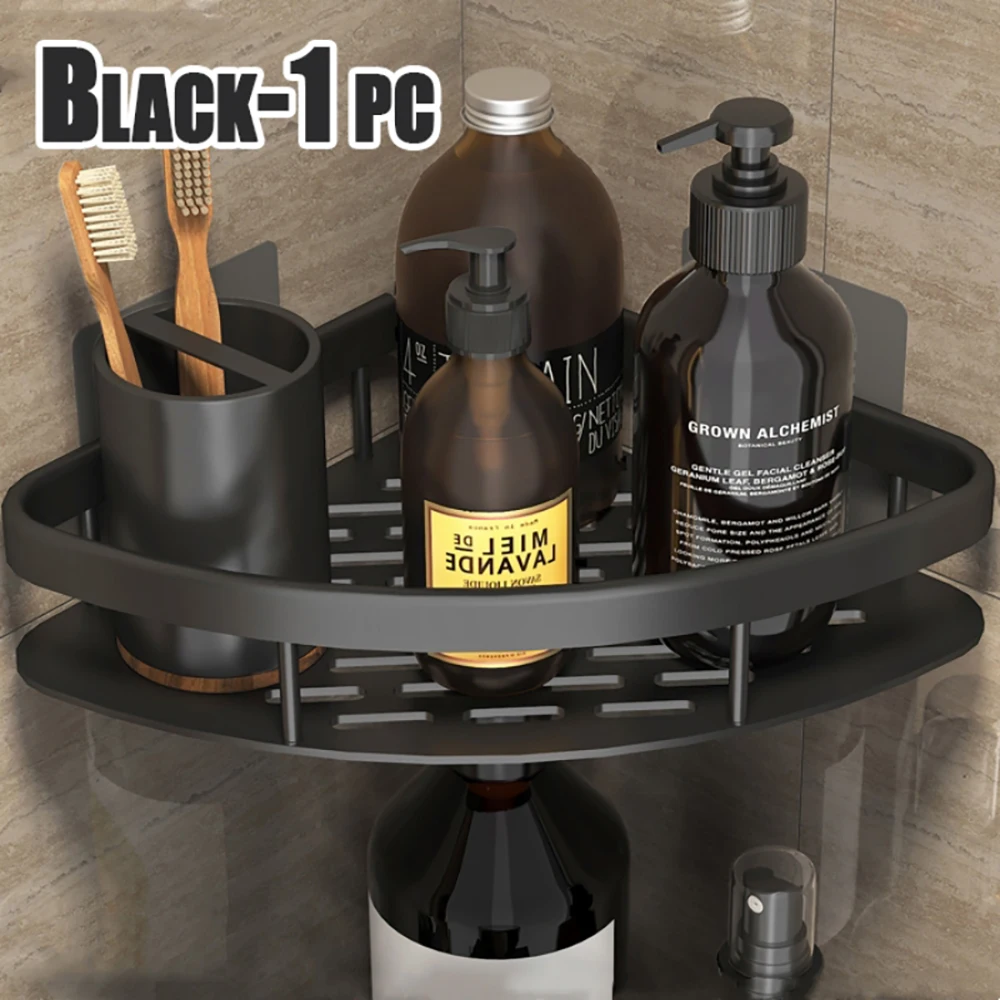 Wandbehang Ecke Rechteckiges Rack Badezimmer Regal Handtuchhalter Regale Wand Dusche Shampoo Rack Kein Bohrer Regal Stativ