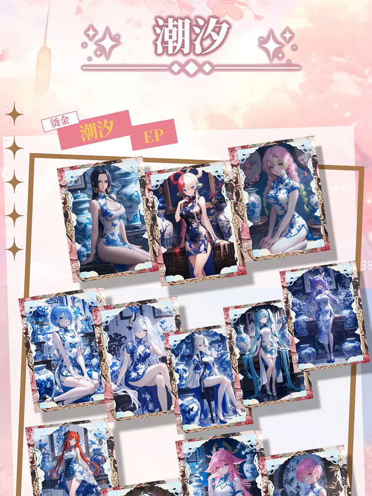 New The Appointment of Heartbeat A5 Size cards Goddess Story Sexy Card Waifu Card CCG EP SSP Rare Collectible Card Toy Gifts