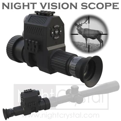 Megaorei 3B NK007s Night Vision HD Hunting Camera Portable Rear Scope Add on Attachment  with Built-in 850nm IR Torch & Screen