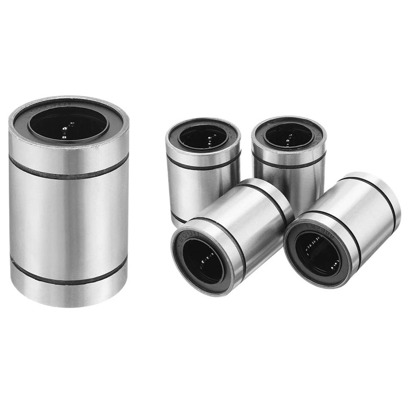 2025 New 5 Pcs Double Side Rubber Seal Linear Motion Ball Bearing Bushing LM25UU 25Mmx40mmx59mm & LM20UU 20X32x42mm