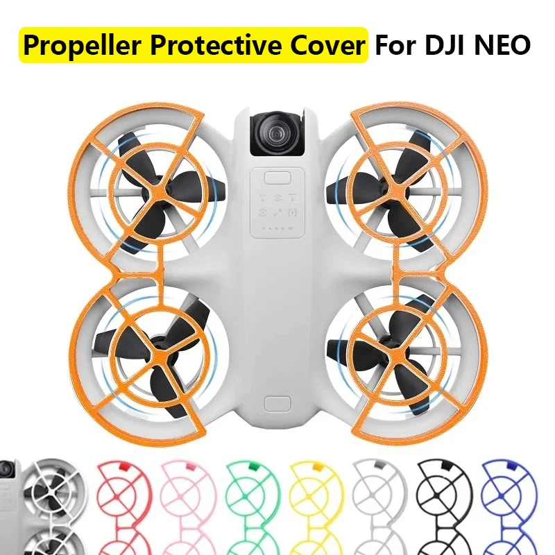Cubierta protectora de hélice para Dron DJI Neo, protector de cuchillas, paleta ligera, anillo anticolisión, accesorio de soporte de vuelo de seguridad