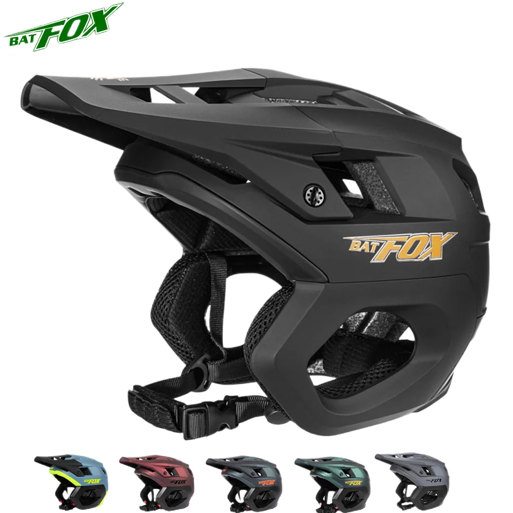 BATFOX kask rowerowy jazda na rowerze dh mtb integralnie formowany kask górski szosowy bezpieczny kapelusz mężczyźni wyścigi jazda kaski casco ciclismo