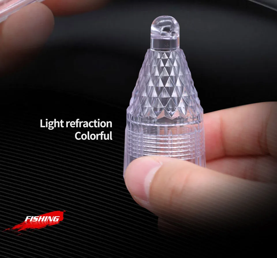 ShareShark 5 Stück/Beutel 12/17cm LED Tiefsee-Blitzlicht Nachtangellicht Tintenfisch-Köder Unterwasser-Angellampe – Detail 6