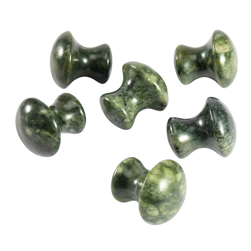 1 Stuks Natuurlijke Jade Paddestoel Vorm Gua Sha Board Gezicht Terug Body Massager Facial Schoonheidsverzorging Huid Tool Vrouwen Ontspannen gezicht Roller