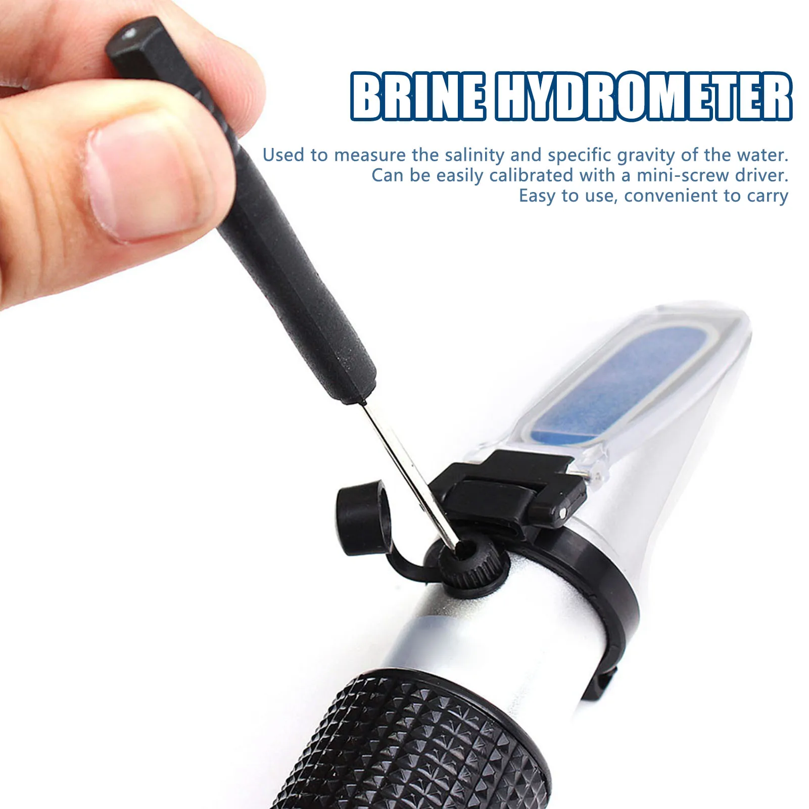 Saltwater Portable Refractometer Home Swimming Pools Precise Salinity Measurement Suitable for Aquarium Mariculture