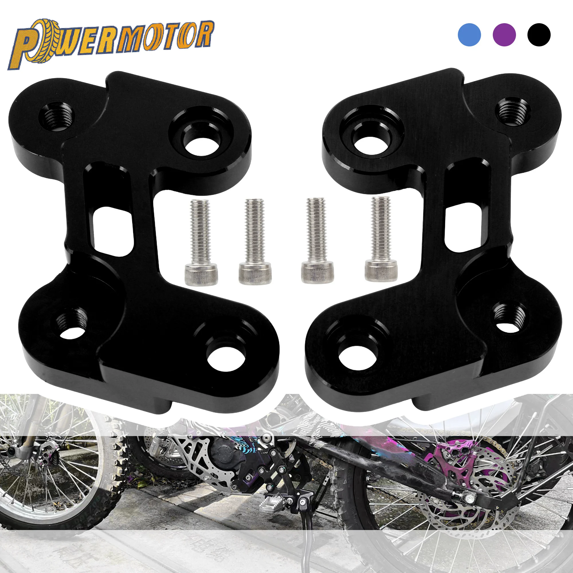 

Electric Motocross CNC Foot Pegs Lowering Bracket For Sur-ron Light Bee X Segway X160 X260 79Bike Motorcycle Accessories Refit