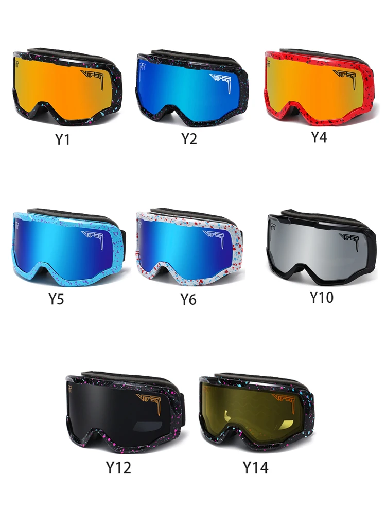 AliExpress PIT VIPER Double Layers PIT Viper Anti-Fog Snowmobile Mask Ski Cycling Goggles for Men Women & Youth