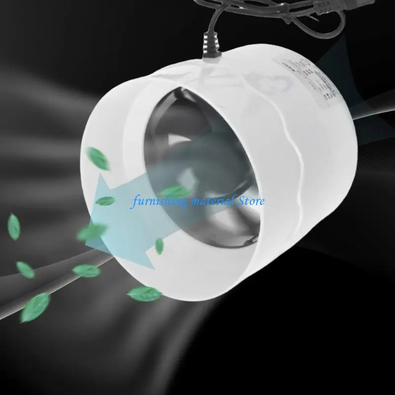 

Y5GD Inline Duct Fan 110mm Ventilation Exhaust Boosters Fan Filter Duct 7W