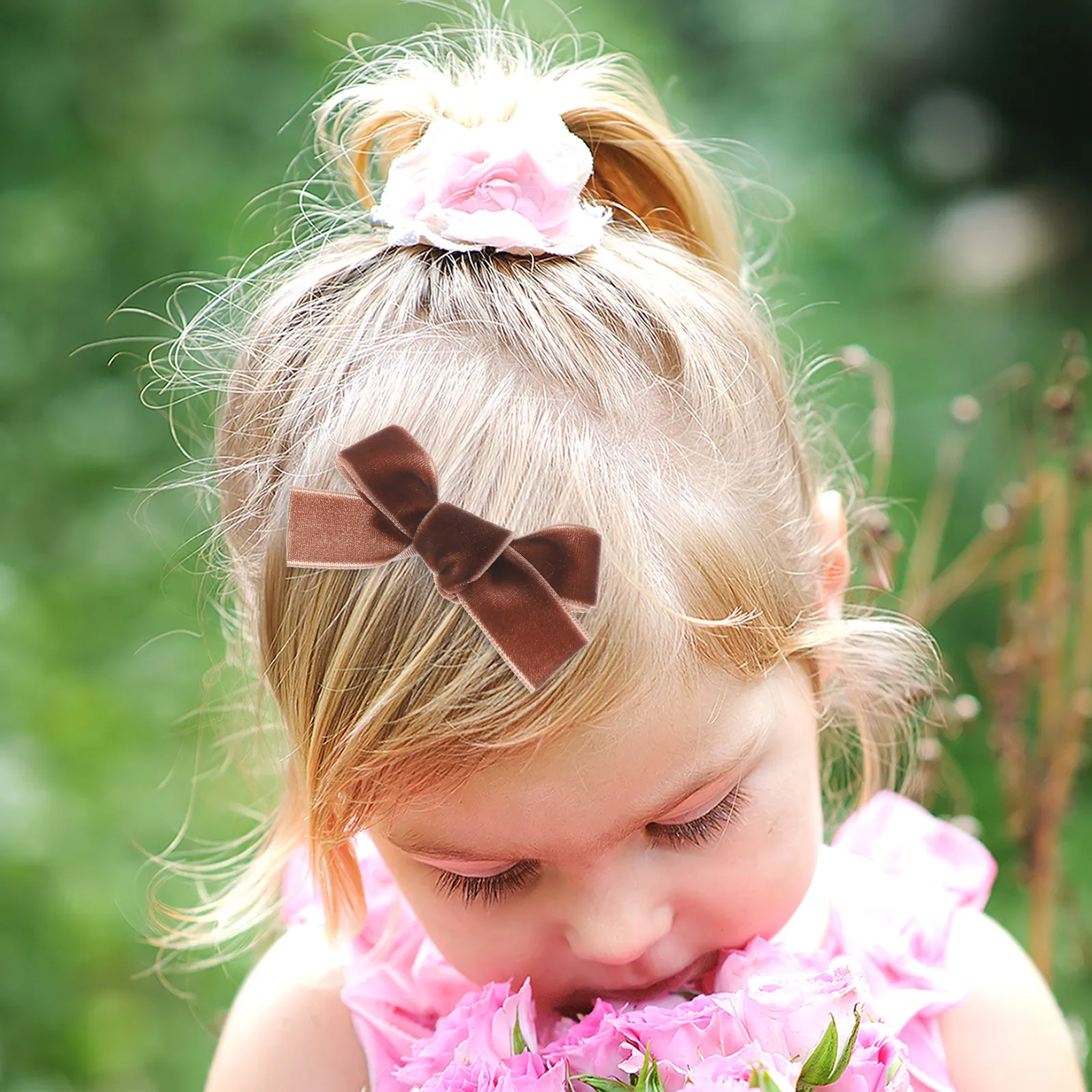 

3Pcs Hair Bow Clips for Girls Exquisitely Designed Zinc Alloy Bowknot Barrettes Comfortable Stable Hair Accessories for Kids