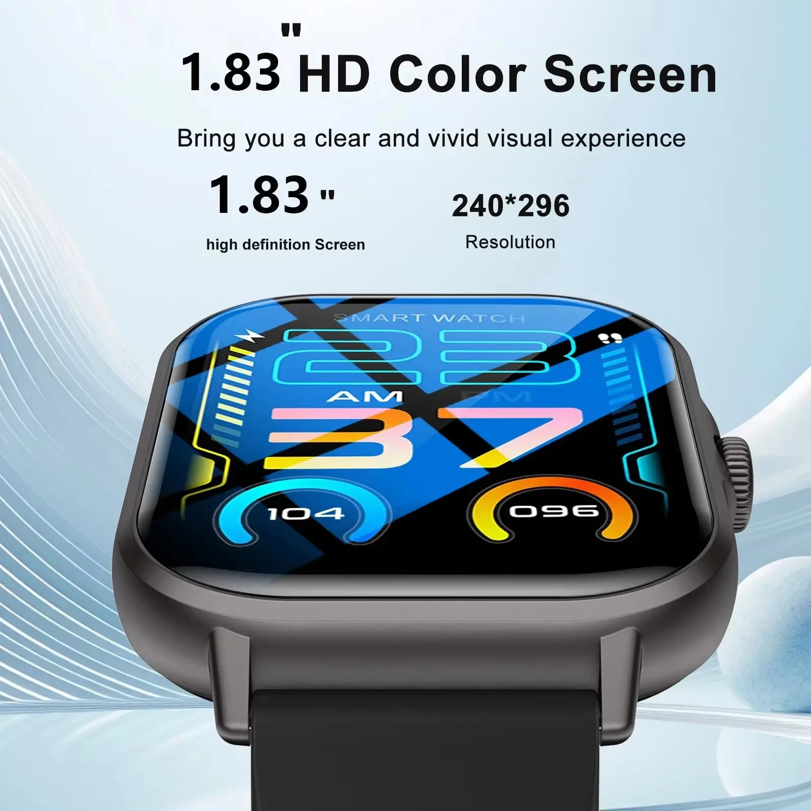 LAXASFIT 2026 Smartwatch Rotary Button Smart Wristwatch Bluetooth Calling Watch Men Women Fitness Activity Tracker Holiday Gift