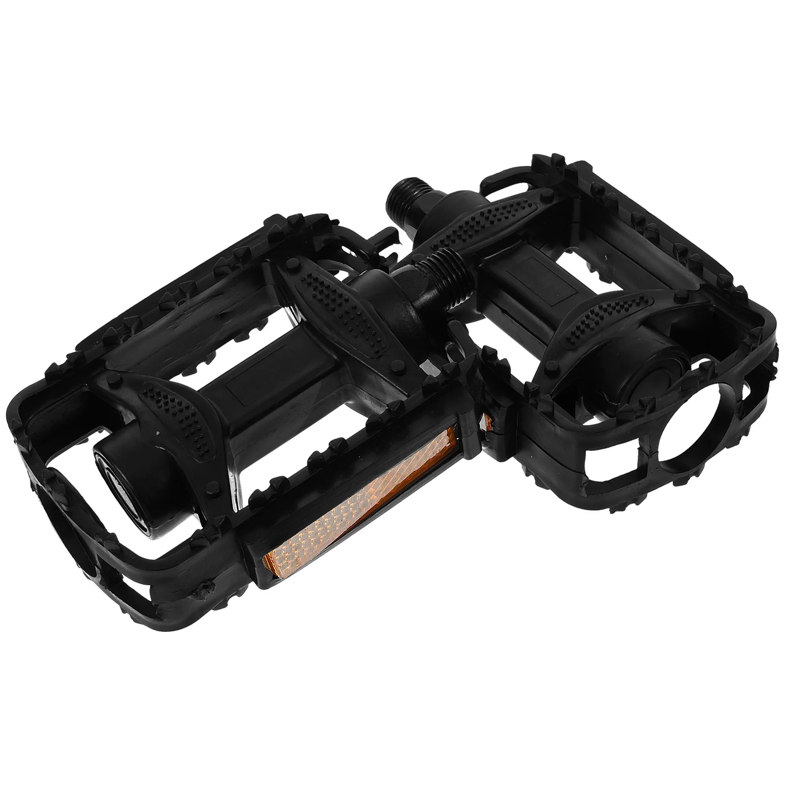 

Kids Bike Pedals Plastic Reflectors Black Lightweight Durable Mountain Bicycle Accessories Child Cycling Replacement Axle Parts