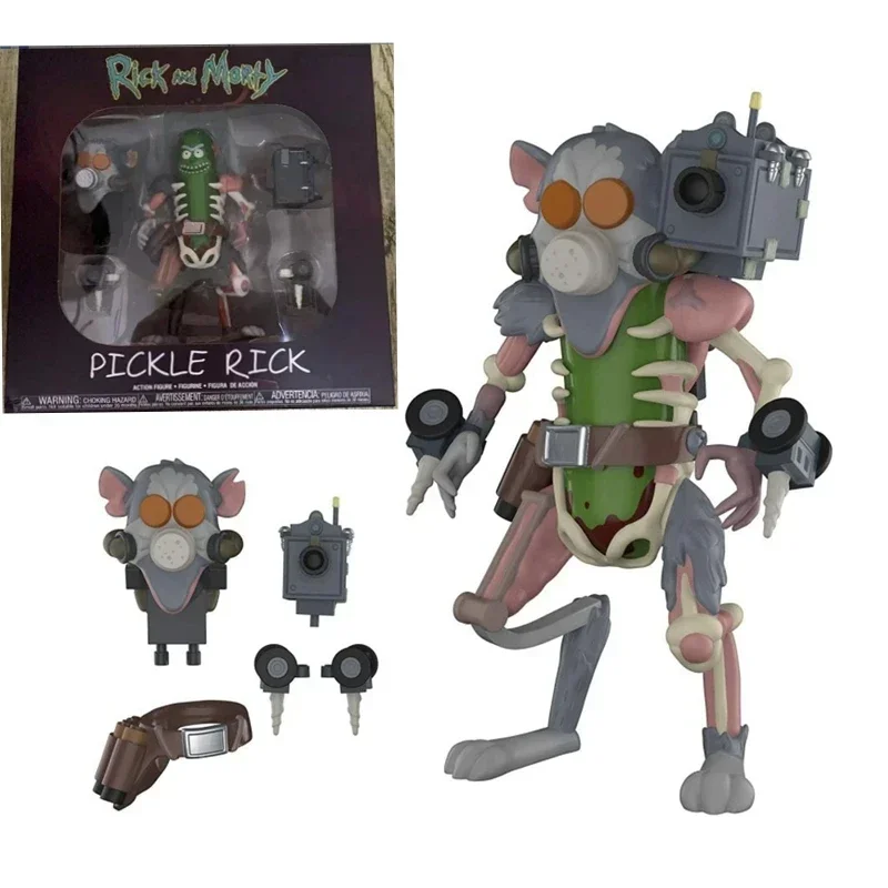 Funko Pop Film TV Gurke Morty Vinyl Figur Dekoration abnehmbare Spielzeug Action Spielzeug Figuren