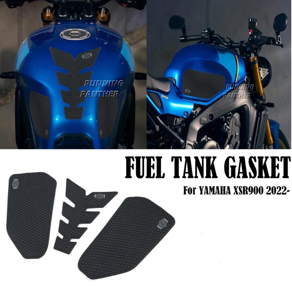 

2022 2023 For Yamaha XSR900 XSR 900 xsr900 Motorcycle Tankpad anti-slip tank Pad protection stickers SIDE TANK PADS Traction Pad