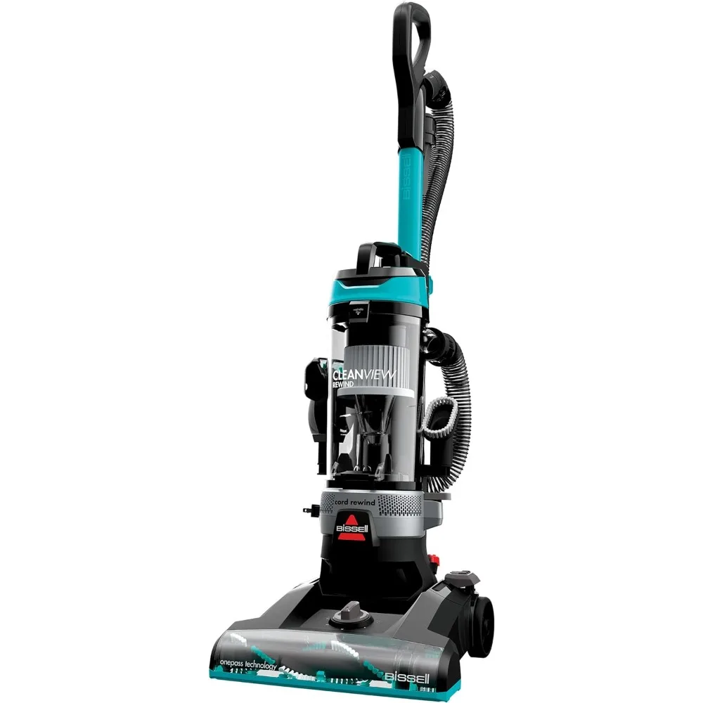 

CleanView Rewind Upright Bagless Vacuum with Automatic Cord Rewind & Active Wand, 3534, Black/Teal/Gray