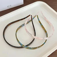 1 Ladies Non-Clamping Ear Bone Hair Accessories Acetic Acid Headband Headband High-End Hairband Girls 2024 New Summer Elegant He - Image 4